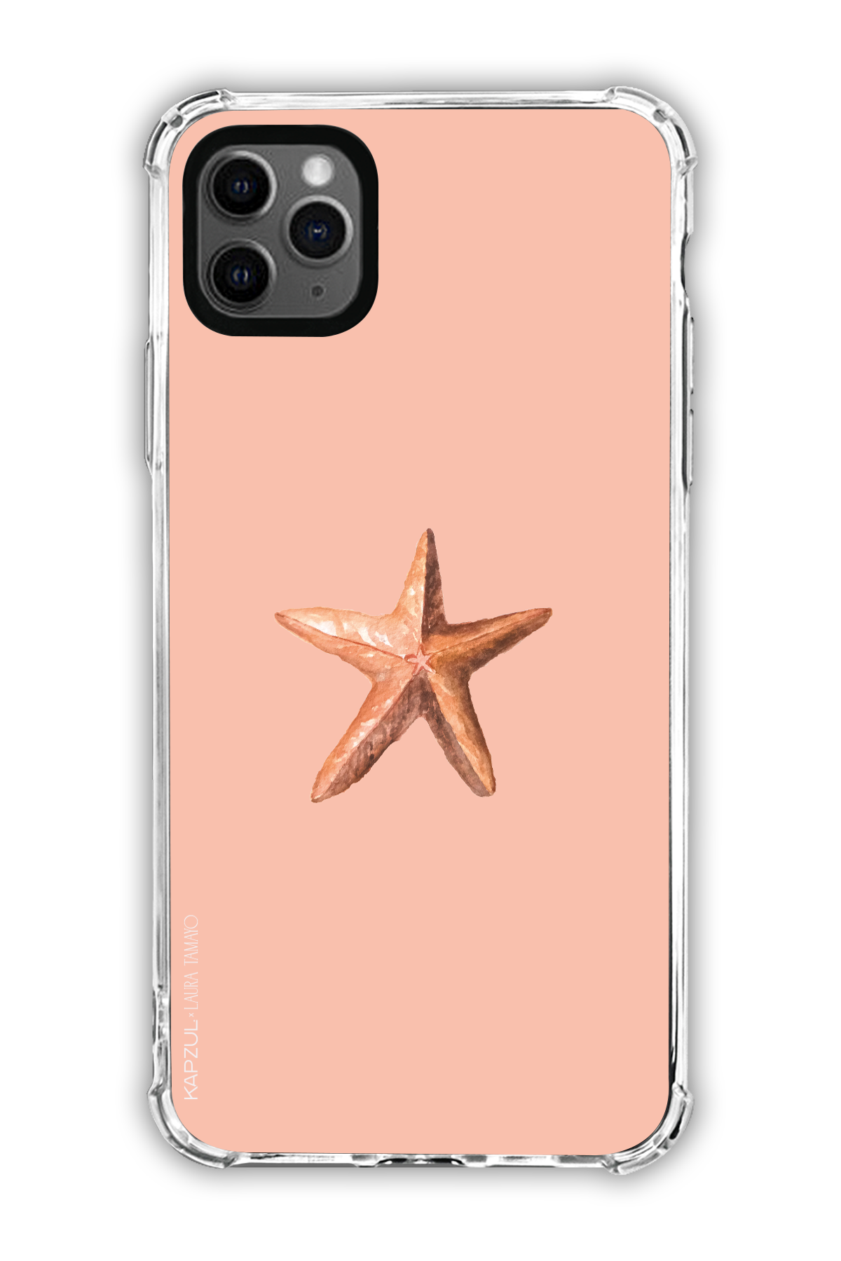 Pink - Simple Design – Sea Shell Case - iPhone 11 Pro Max - Transparent Case