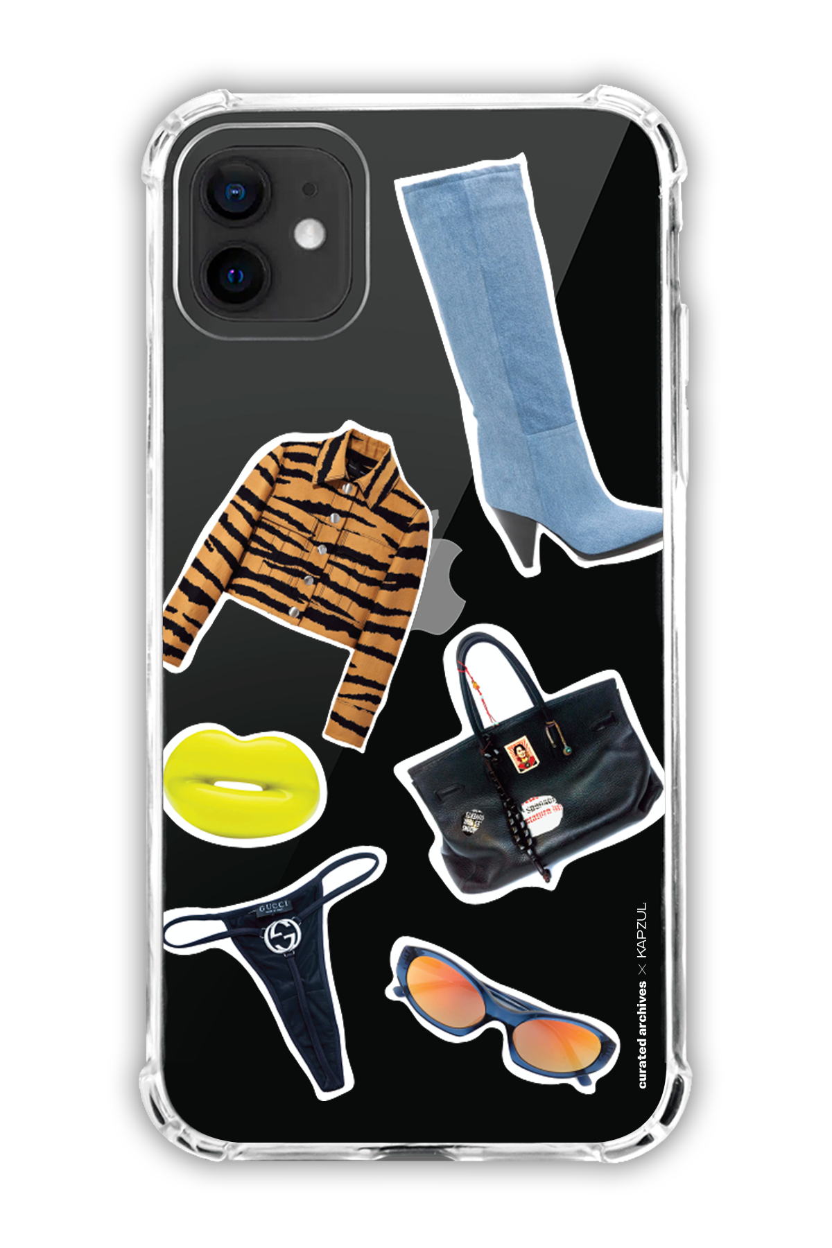 Stickers - Curated Archives X KAPZUL Stickers - iPhone 12 - Transparent Case