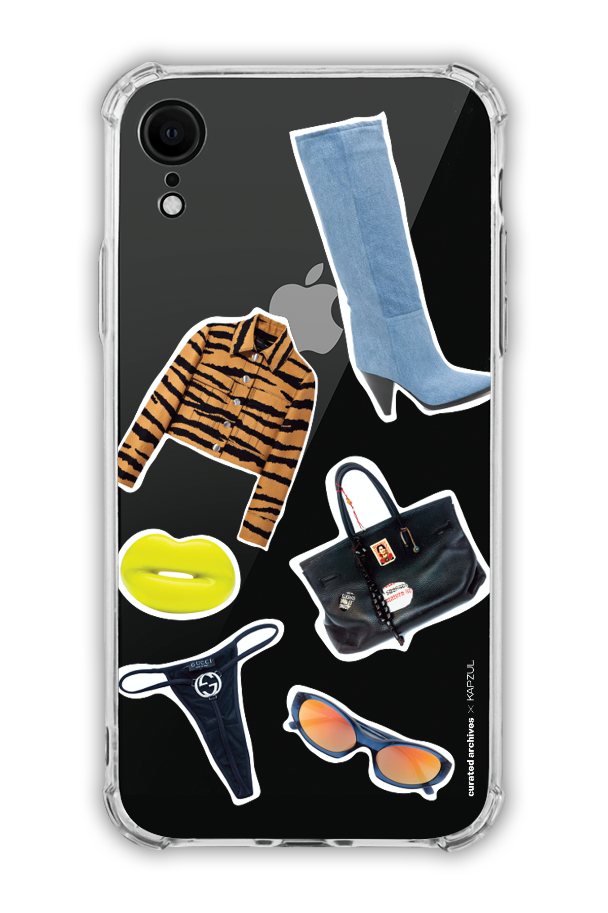 Stickers - Curated Archives X KAPZUL Stickers - iPhone XR  - Transparent Case