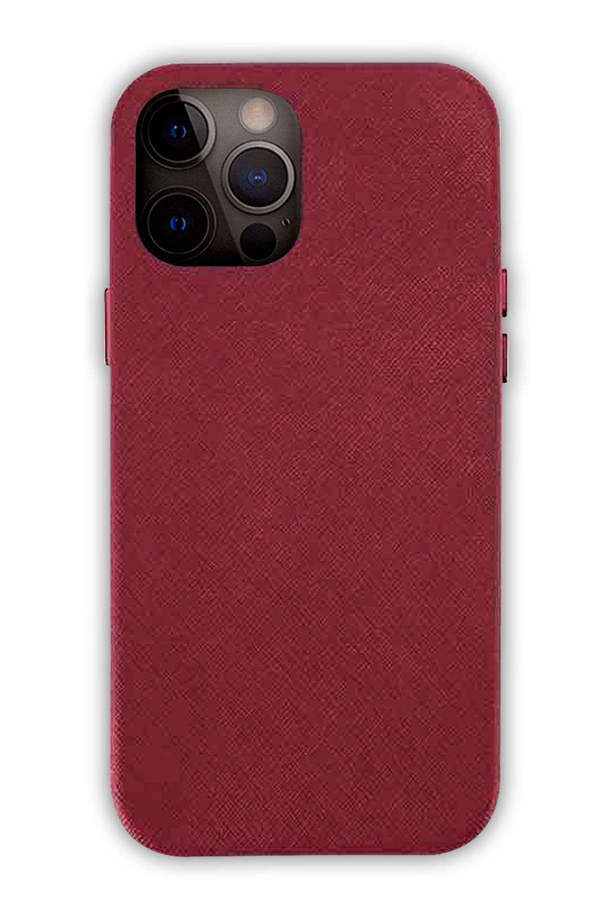 Burgundy - iPhone 12 Pro Max -  Leather Case