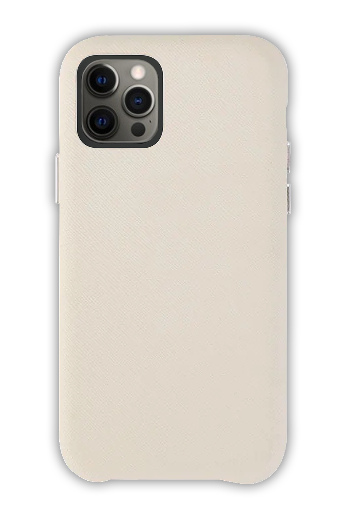 White - iPhone 12 Pro -  Leather Case