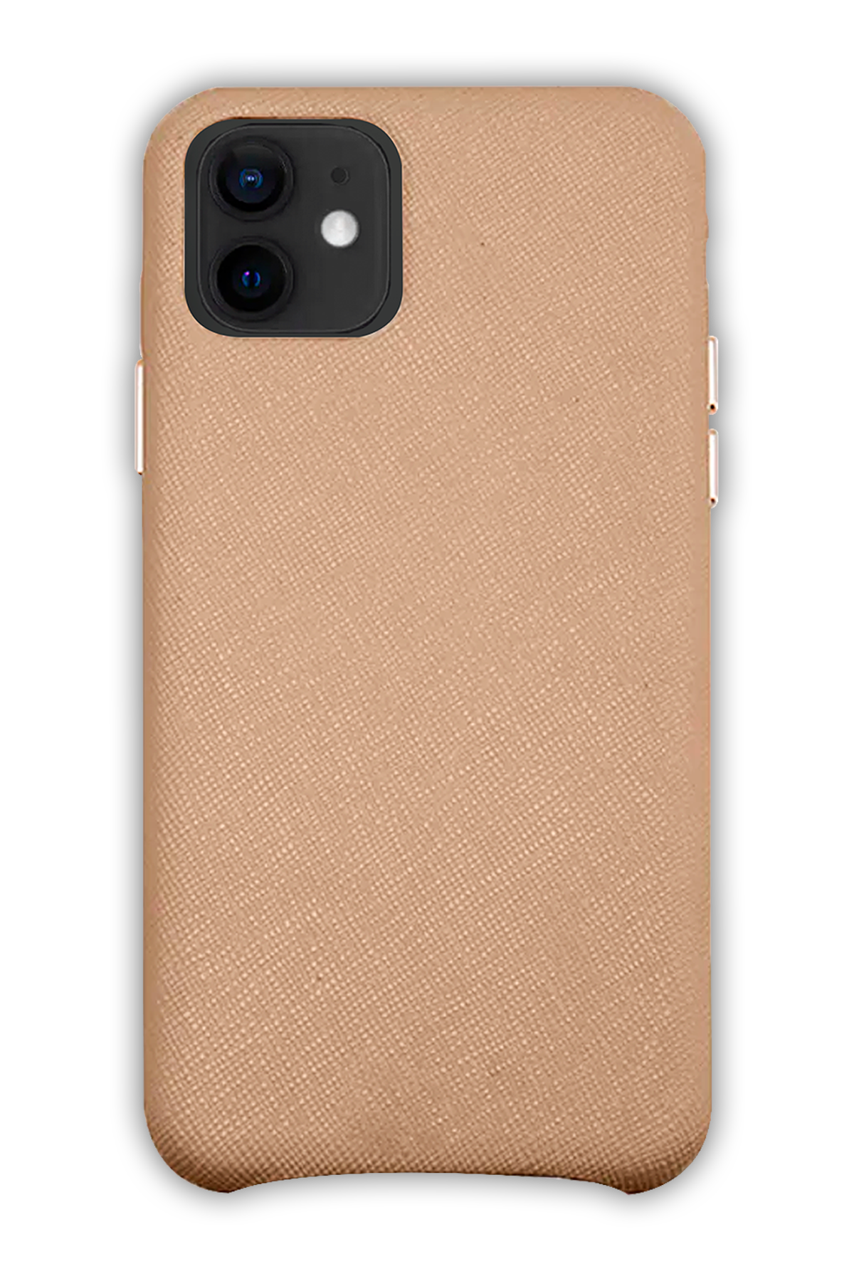 Camel - iPhone 12 -  Leather Case