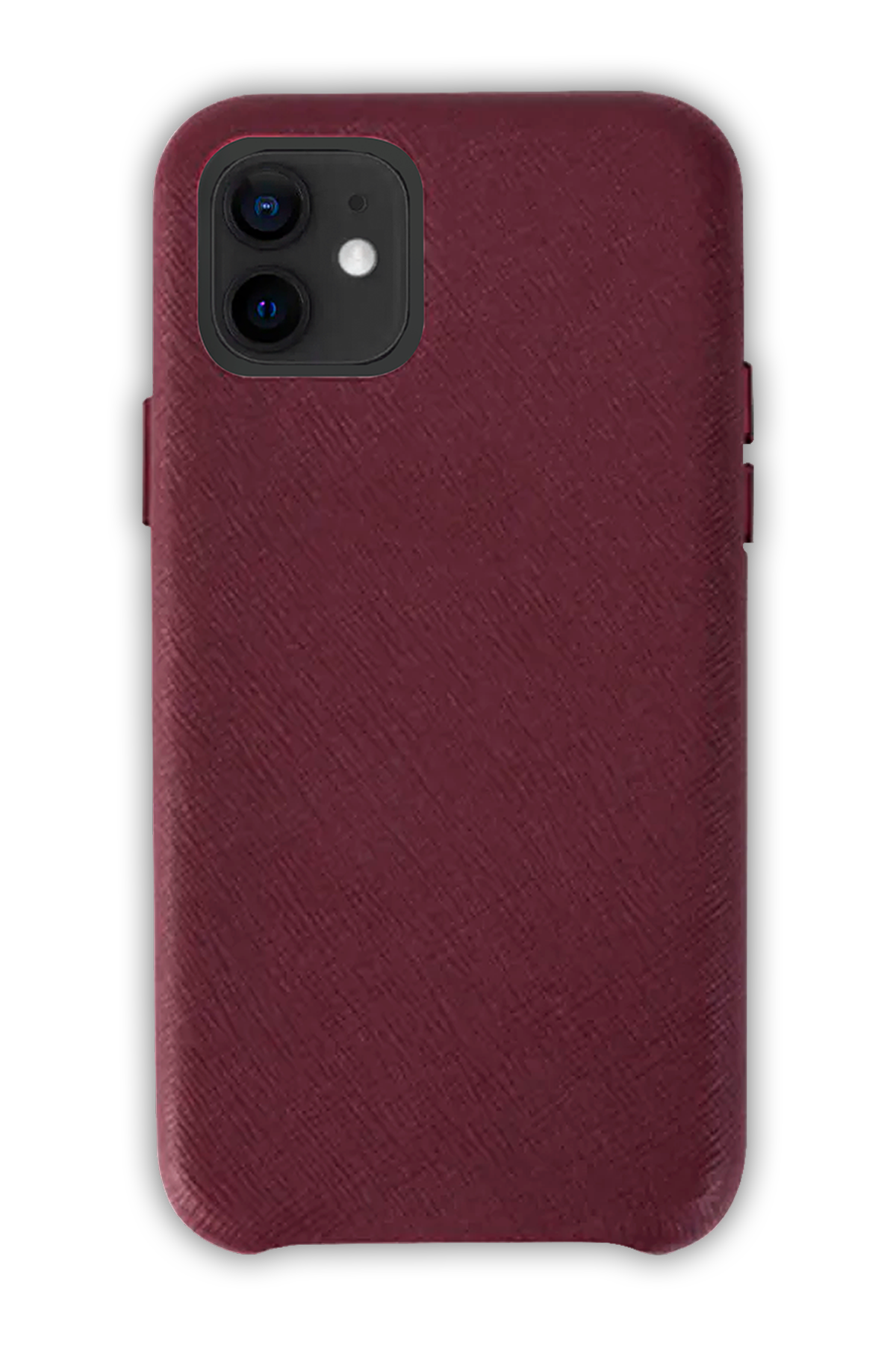 Burgundy - iPhone 12 -  Leather Case