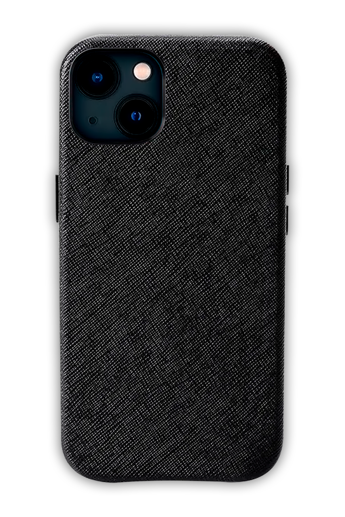 Black - iPhone 13 -  Leather Case (Logo)