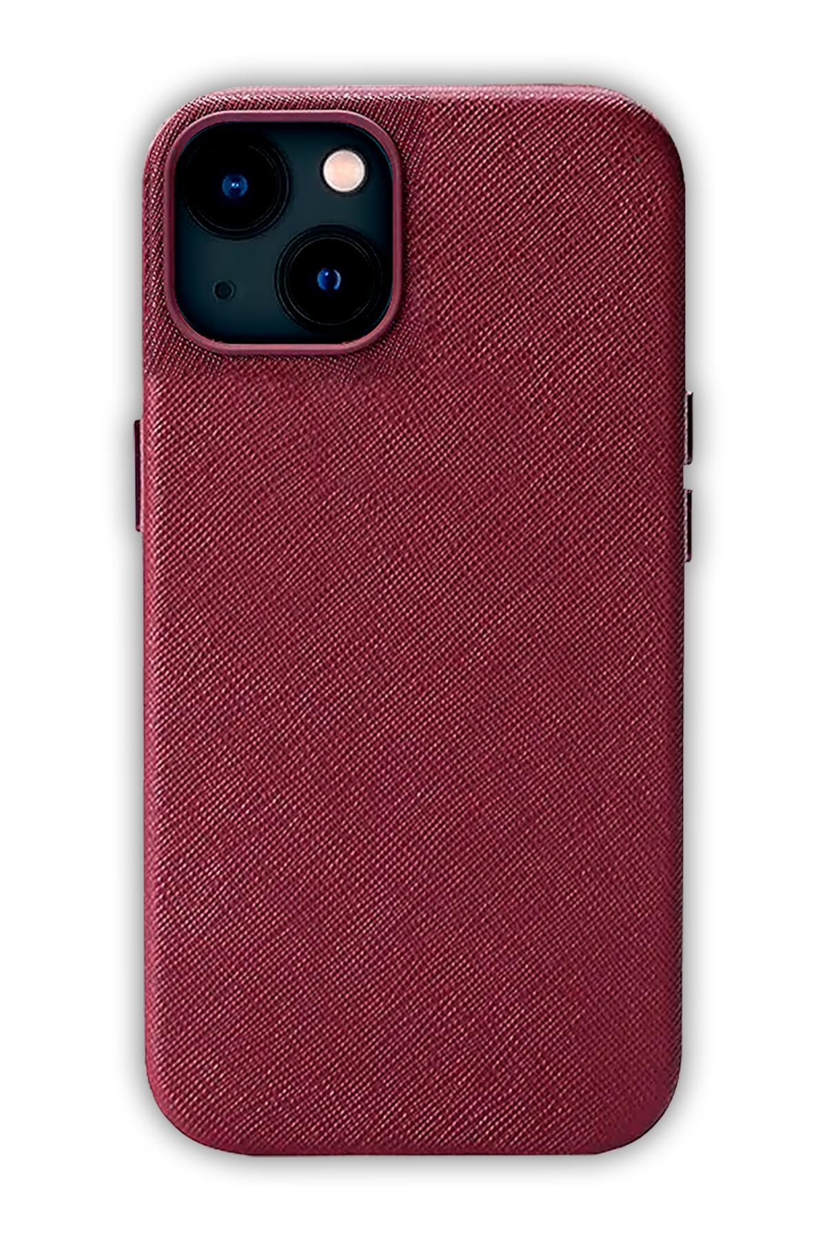 Burgundy - iPhone 13 - Leather Case