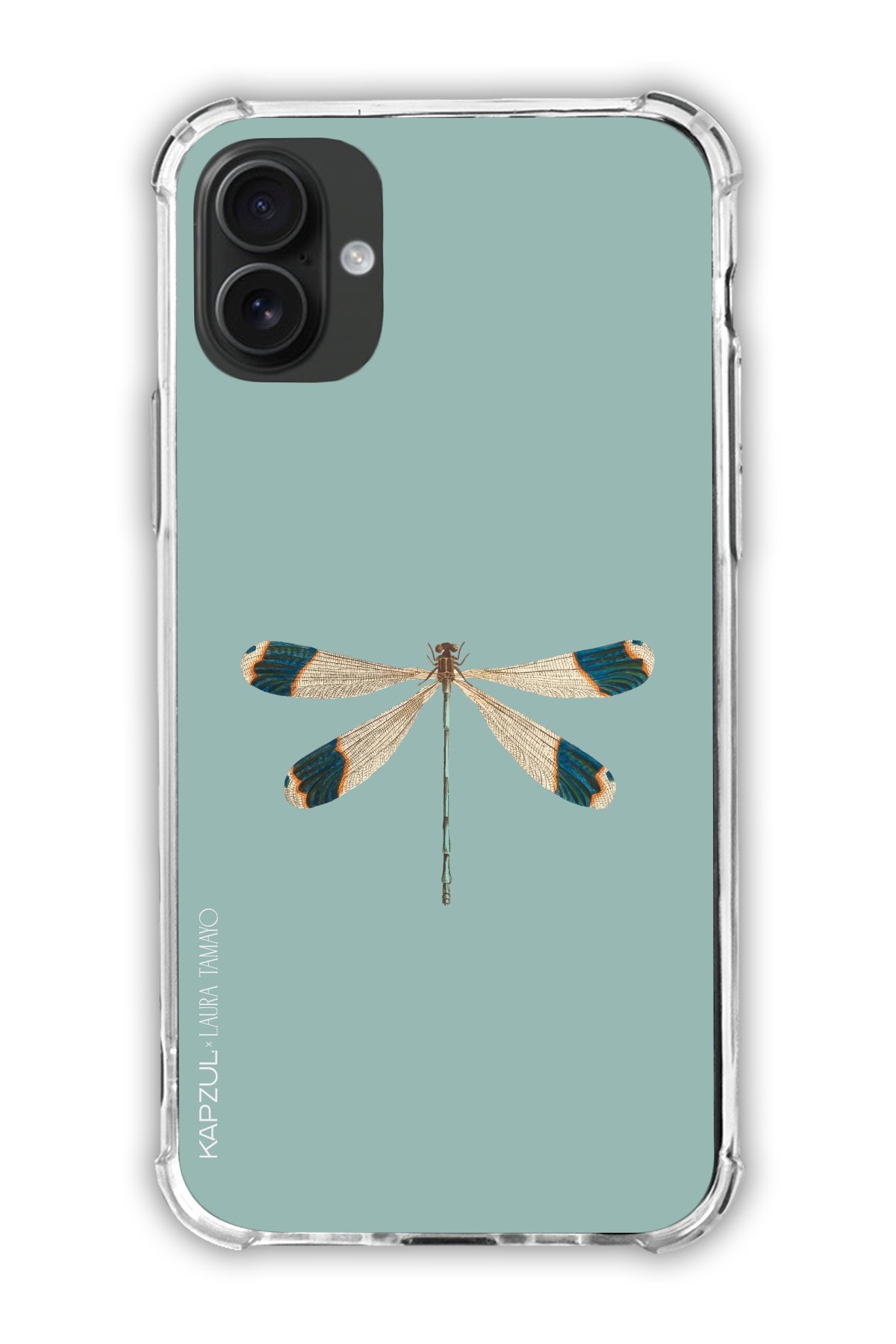 Green - Simple Design – Bug Case - iPhone 16 - Transparent Case