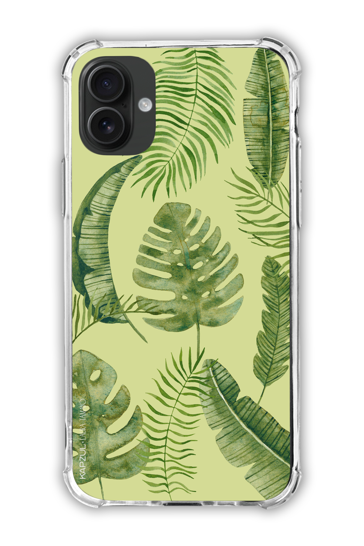 Green - Full Design – Plants Case - iPhone 16 - Transparent Case